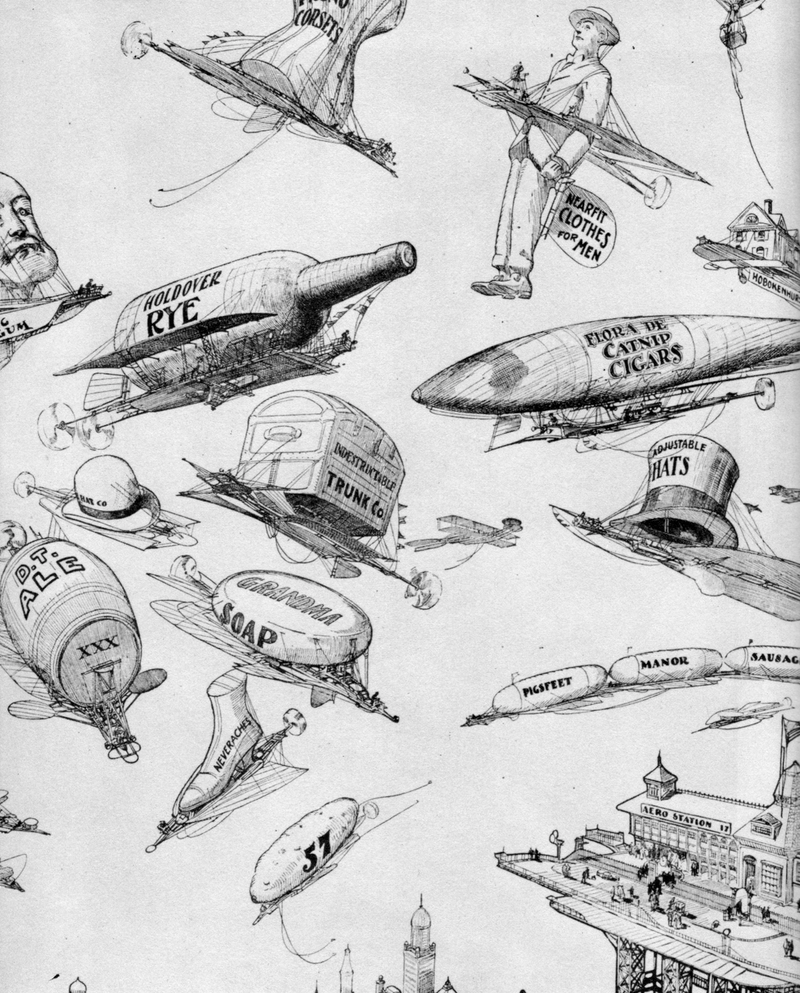 Illustration for article titled The Retrofuture of Outdoor Advertising Was Even Worse Than What We Got